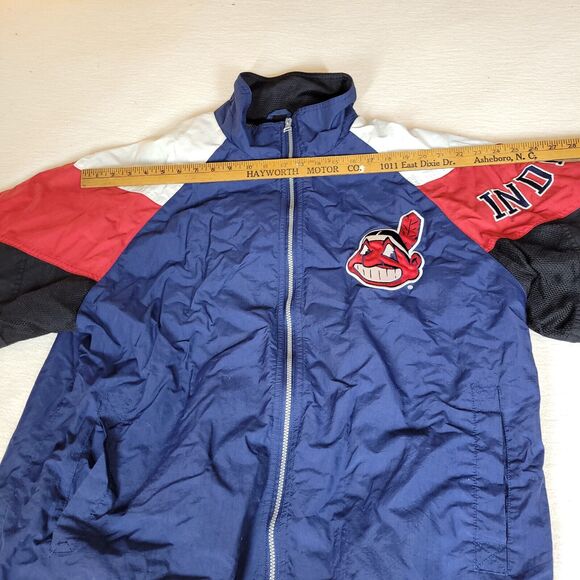 Vintage Mirage Windbreaker Atlanta Braves Jacket Mens Sz XL Sports NBL Baseball - Picture 8 of 16